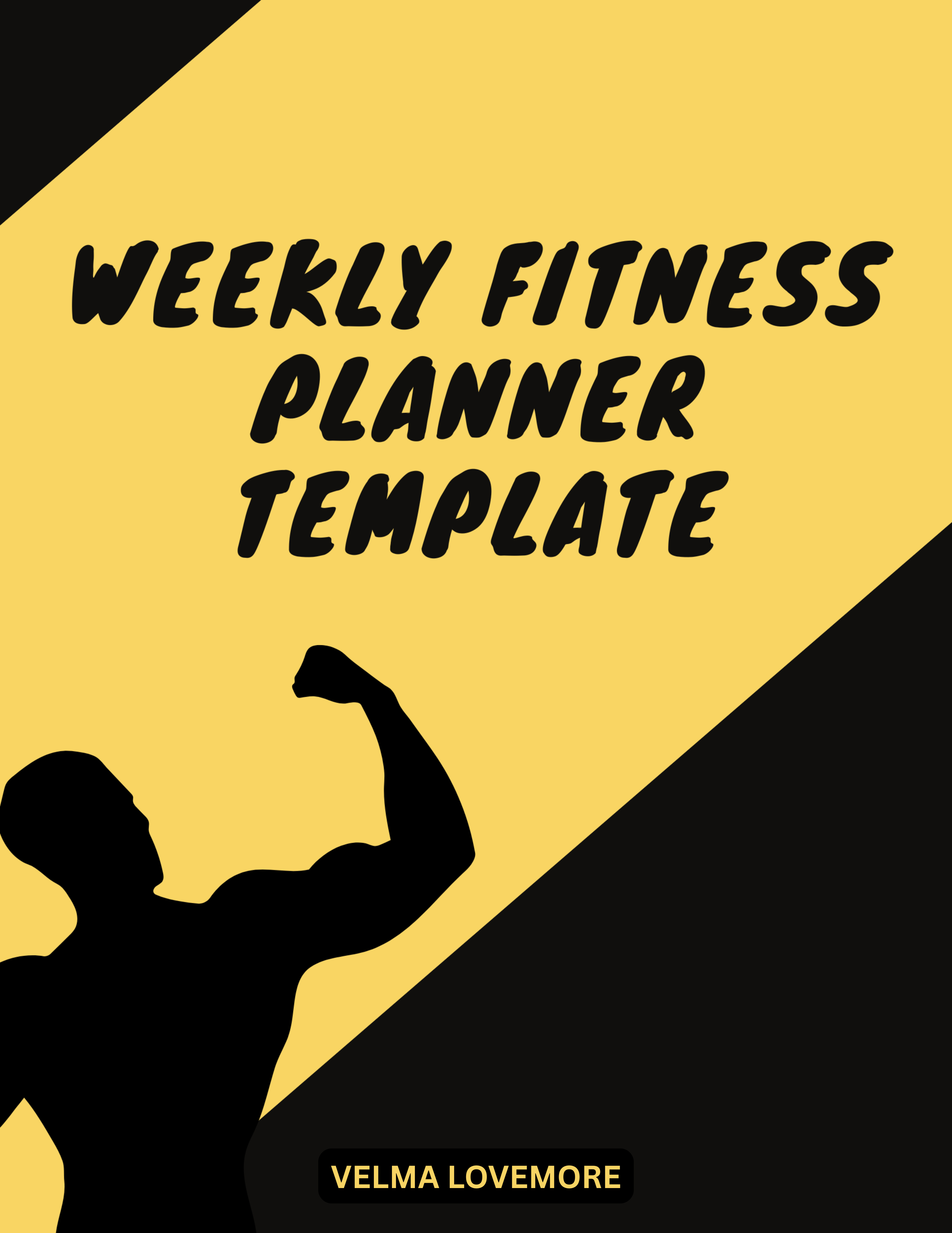 Weekly Fitness Planner Template