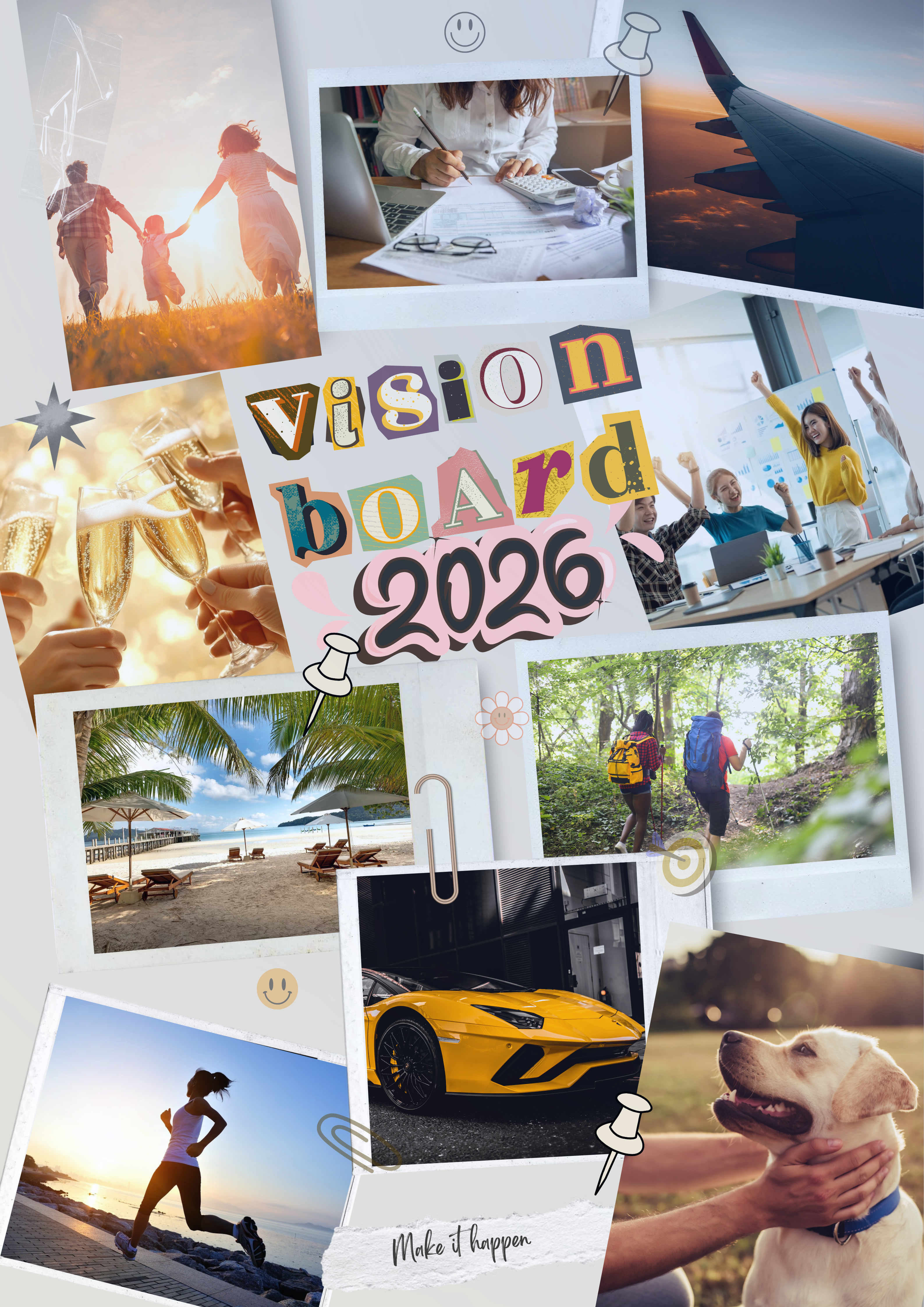 Vision Board 2026 – Healthy Life Digital Vision Board