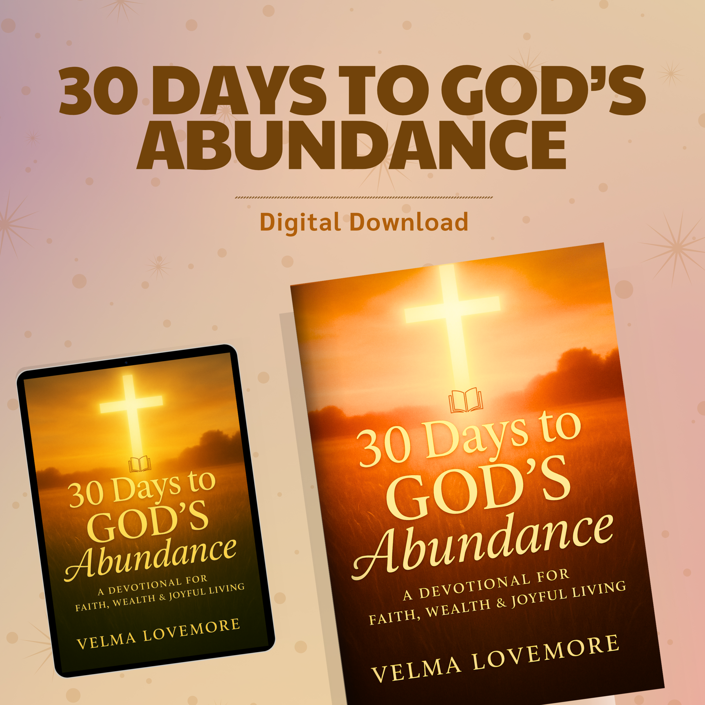 30 Day Christian Devotional Journal – Printable Bible Devotional & Daily Prayer Journal for Women and Men