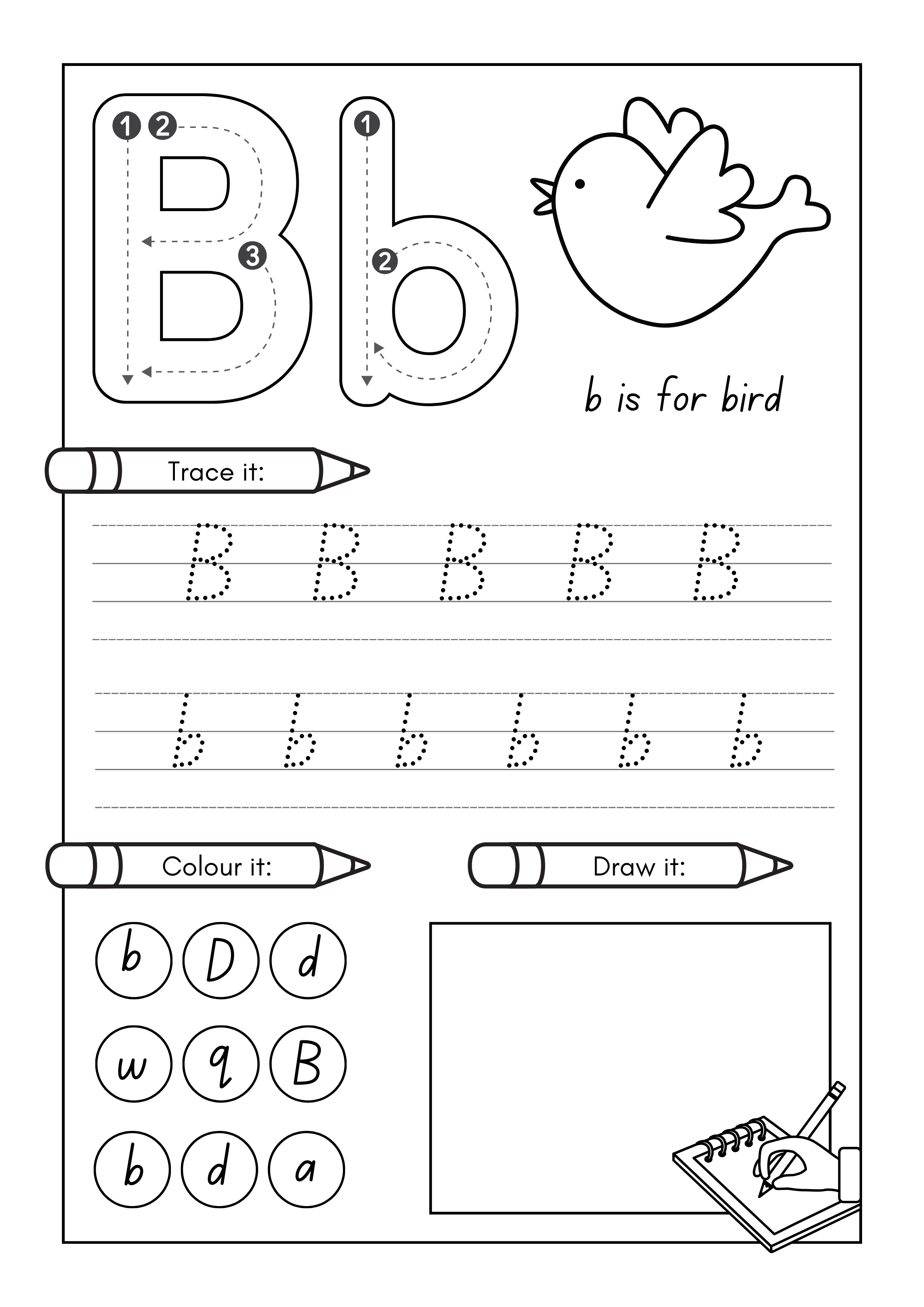 Alphabet Workbook A–Z Printable