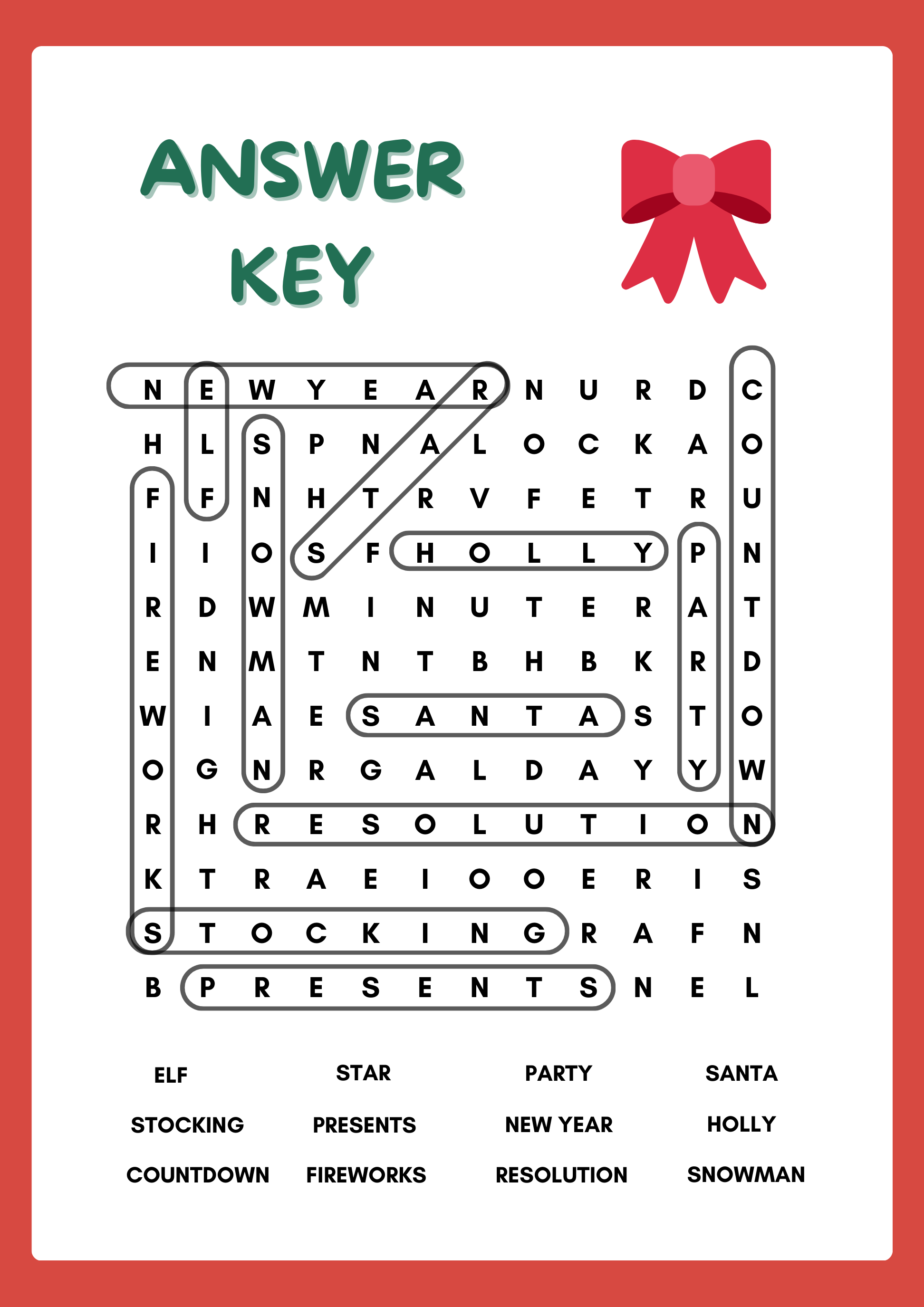 Christmas Activity Book Printable for Kids | Holiday Worksheets PDF
