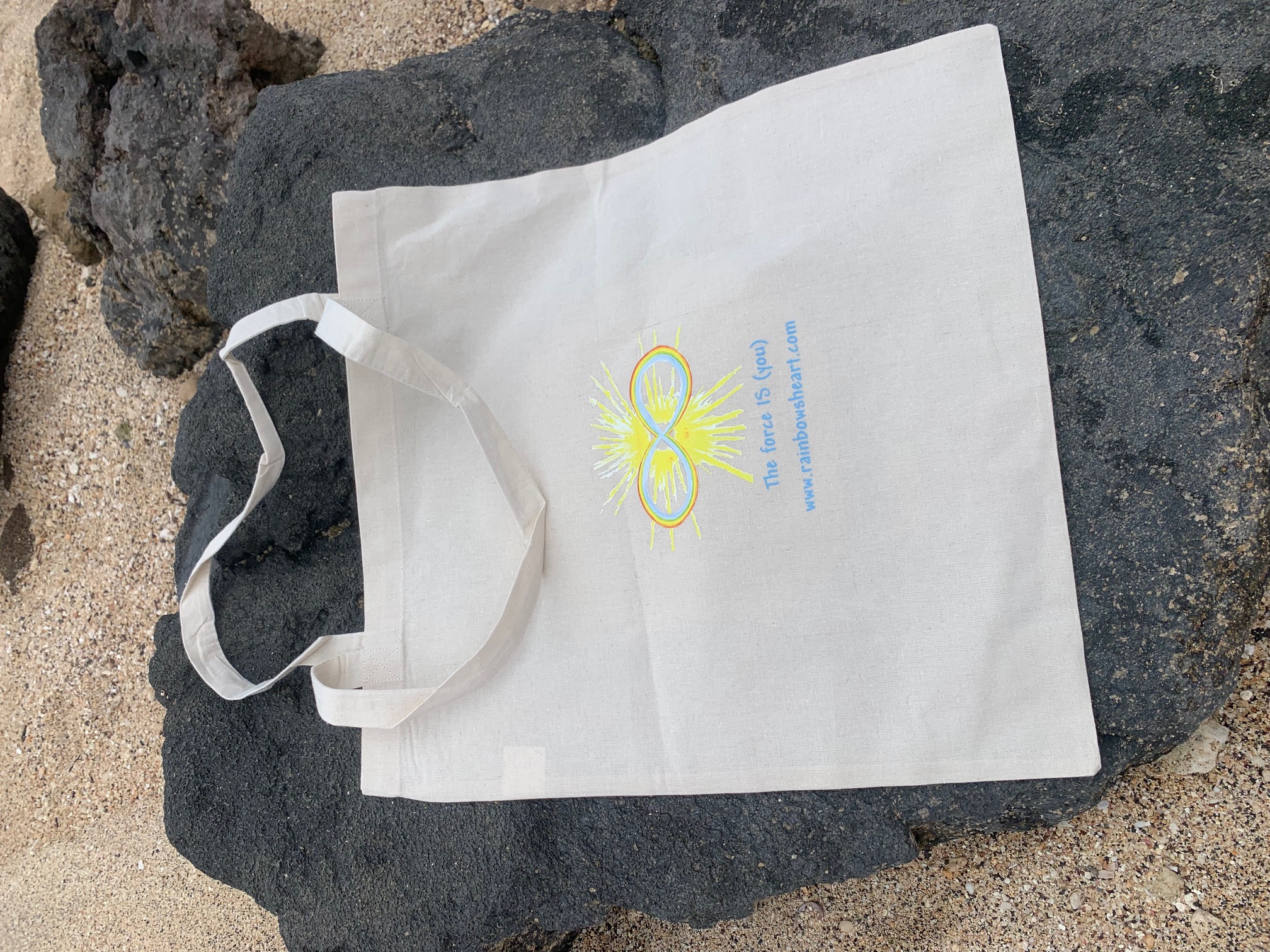 Honu on a canvas tote bag
