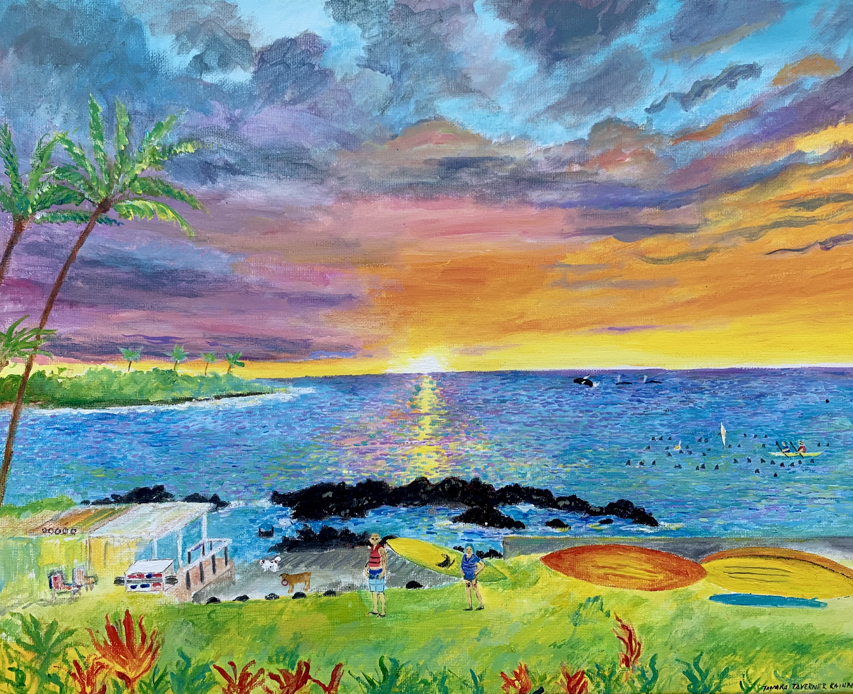 Sunset Kealakekua bay