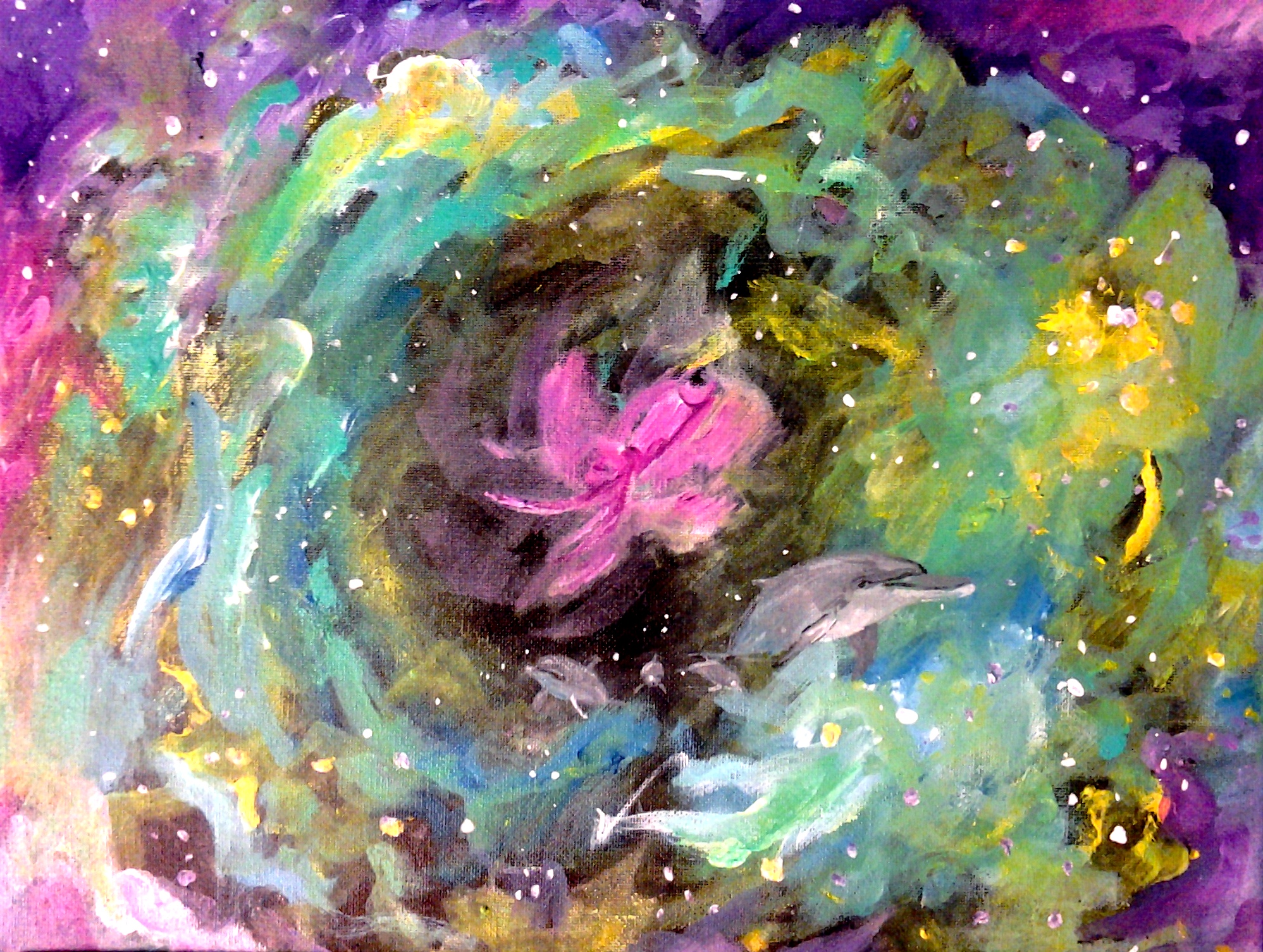 Dolphins in space