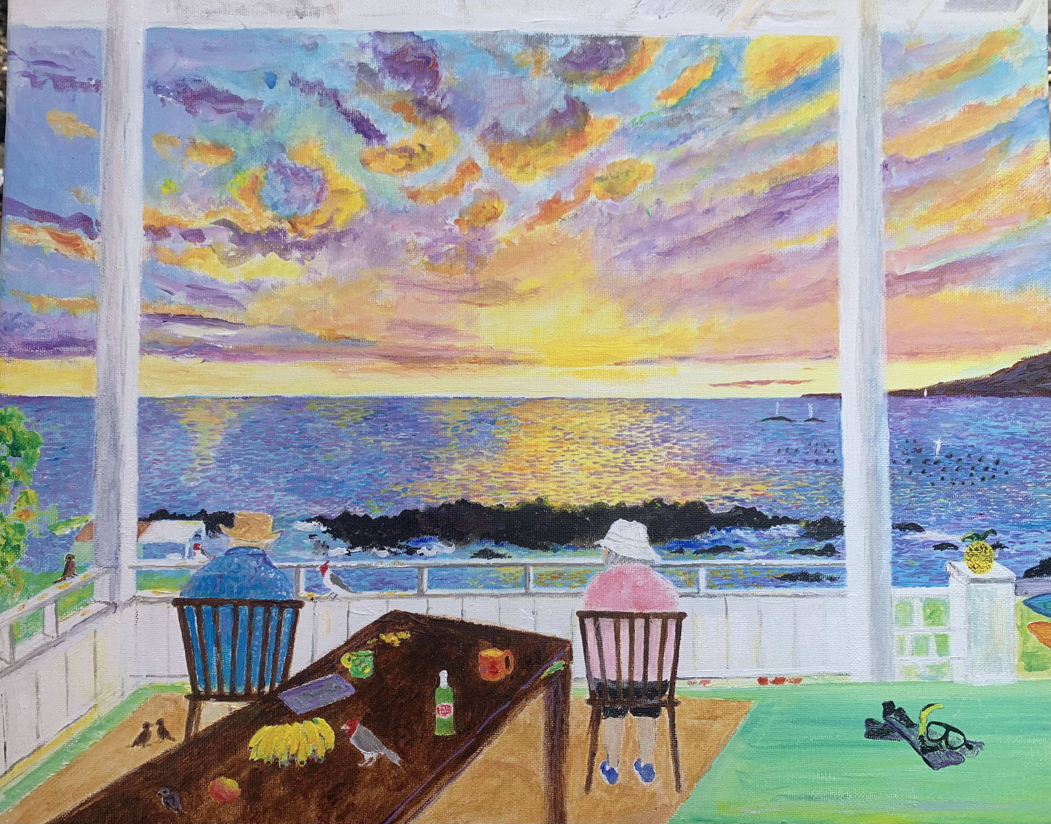 Kealakekua bay sunset