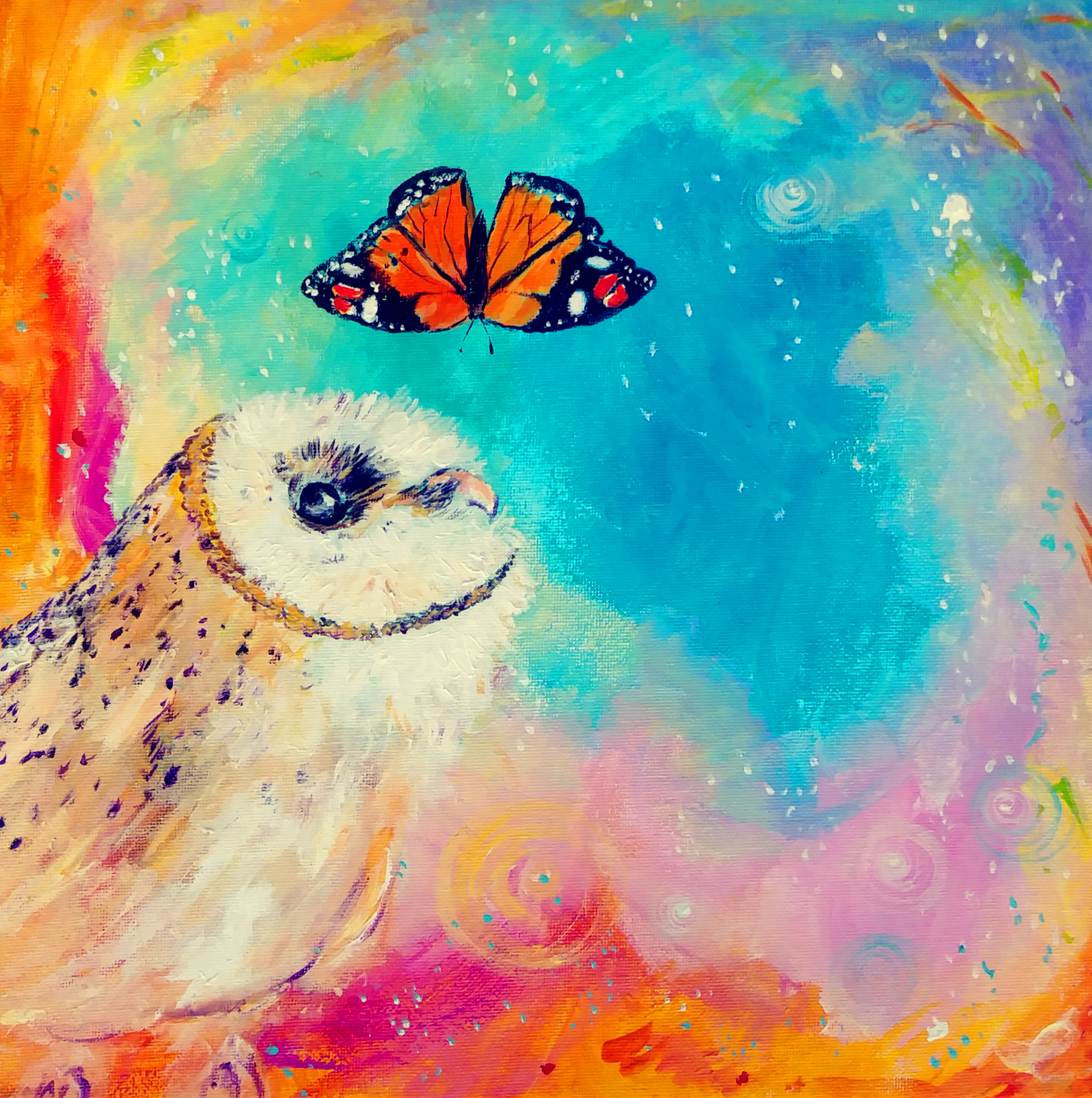 the owl and the butterfly