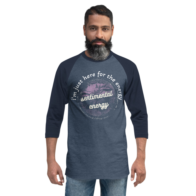 Sentimental Energy Logo - 3/4 sleeve raglan shirt
