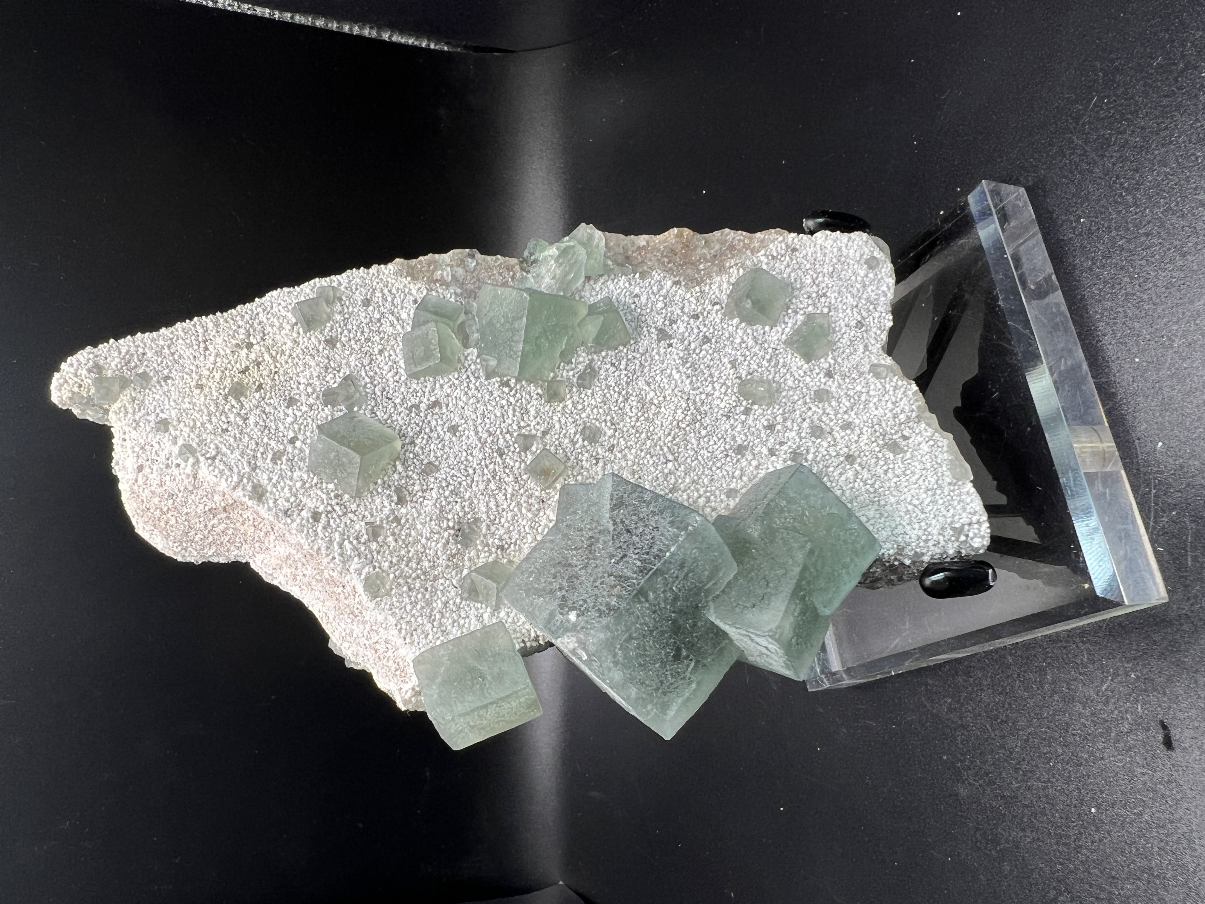 Green Morandi Fluorite Crystal Cluster - Inner Mongolia