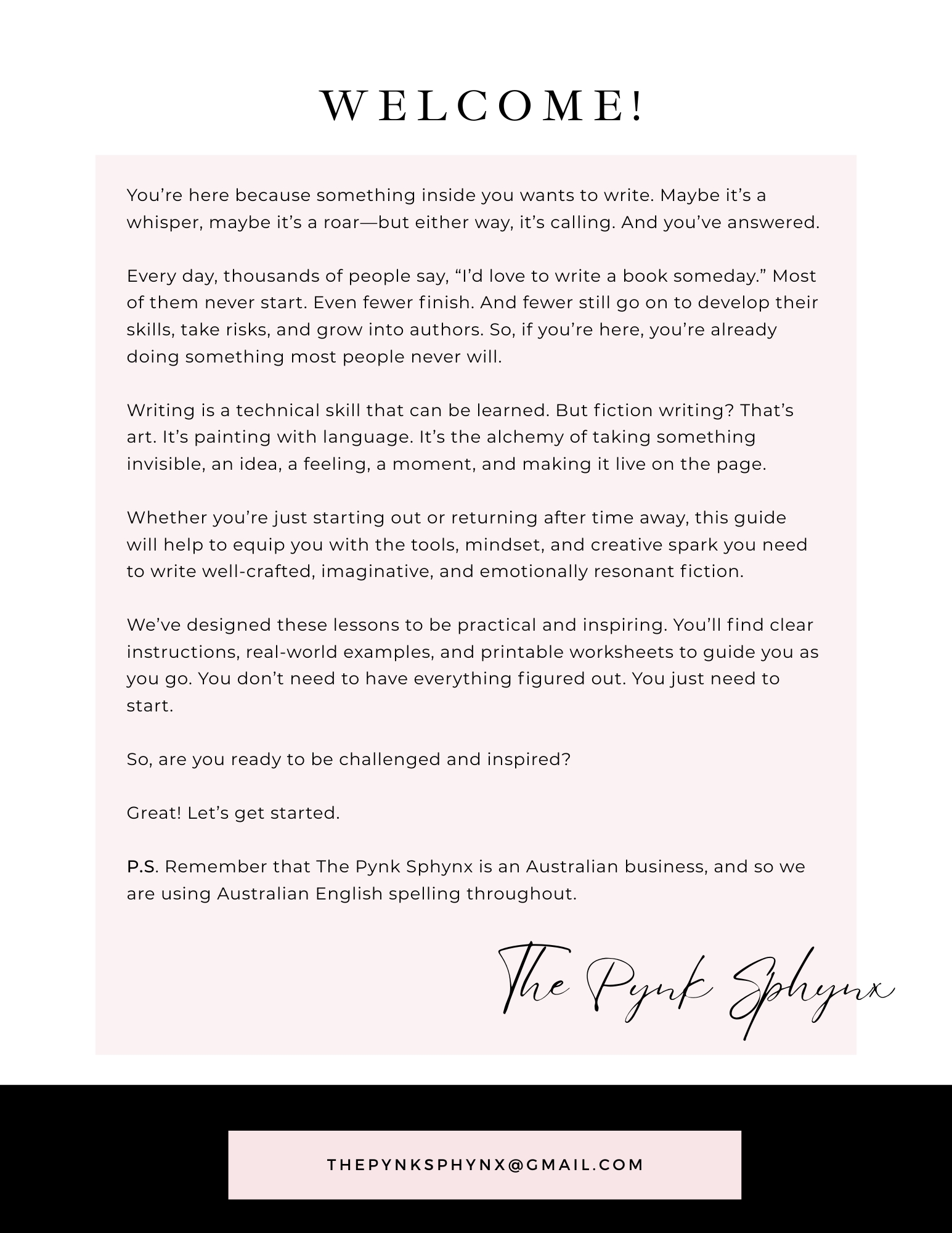 So, You Want To Be A Writer?