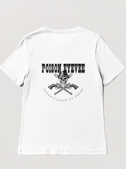 BLACK - "SUPERVILLAIN OF TEXAS" - UNISEX LOGO