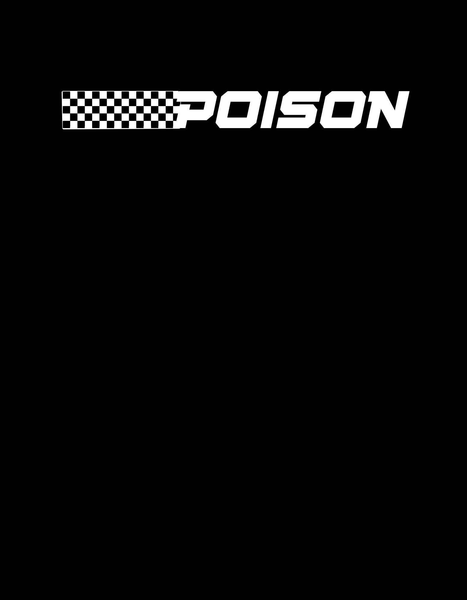 ROAD RACING "POISON" JERSEY LOGO
