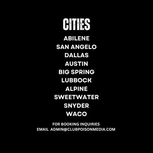 Club Poison Entertainment Cities Shirt