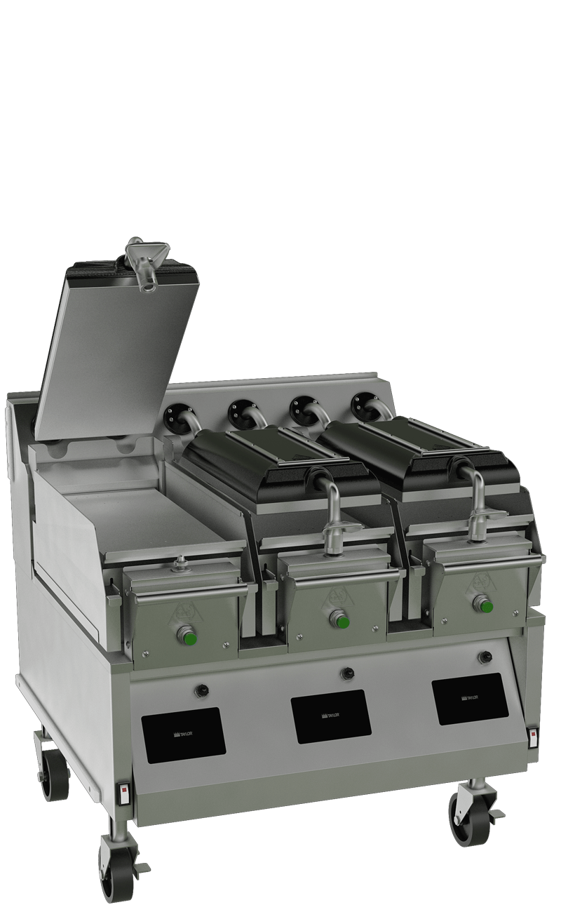 Taylor L858 Three Platen Electric Double-Sided Grill