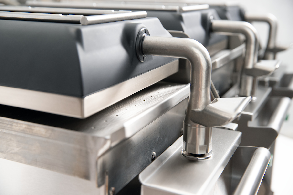 Taylor L858 Three Platen Electric Double-Sided Grill