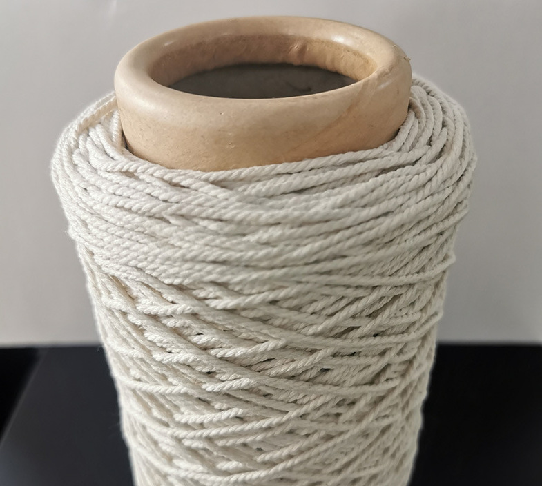 China Factory Wholesale 0.8s/2ply 0.8s/4ply Twisted Cotton Polyester Yarn For Mops Cotton Yarn Material For Mops Making