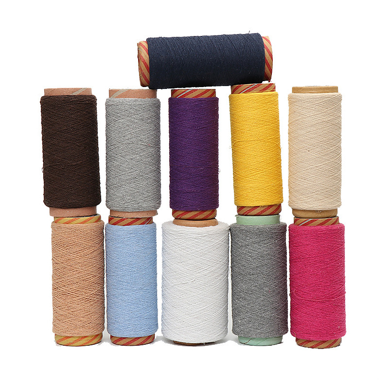 Manufacturer Wholesale Ne0.2s-Ne1s Dref Mop Yarn High Quality Cheap Recycled Cotton Mop Yarn From China Mop Yarn Spinning Mills