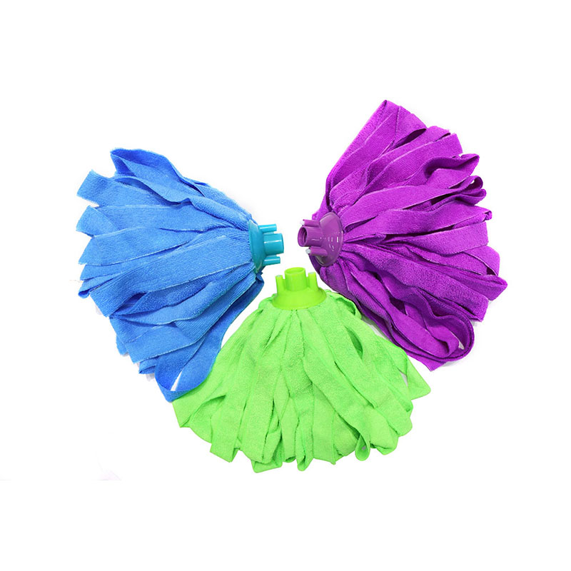 China mop Manufacturers Wholesale magic microfiber round mop head