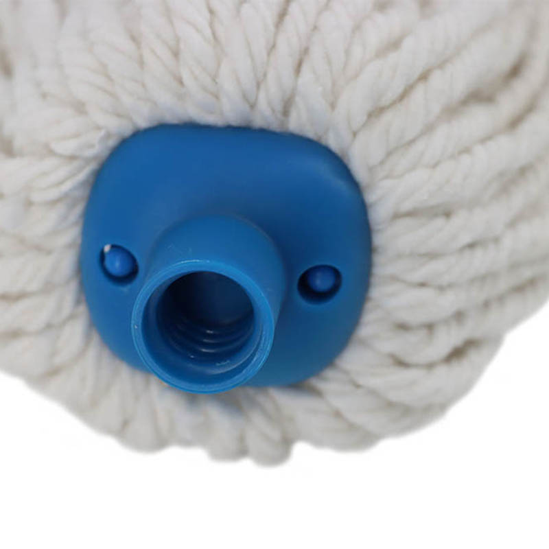 China mop Manufacturers Wholesale Milk white cotton round mop