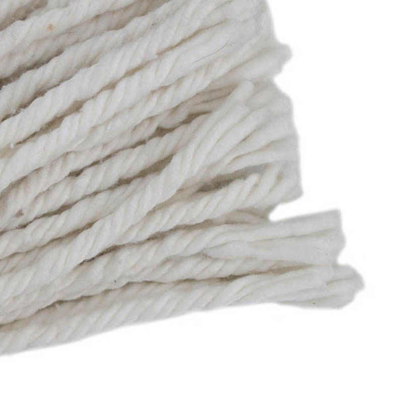 China mop Manufacturers Wholesale Milk white cotton round mop