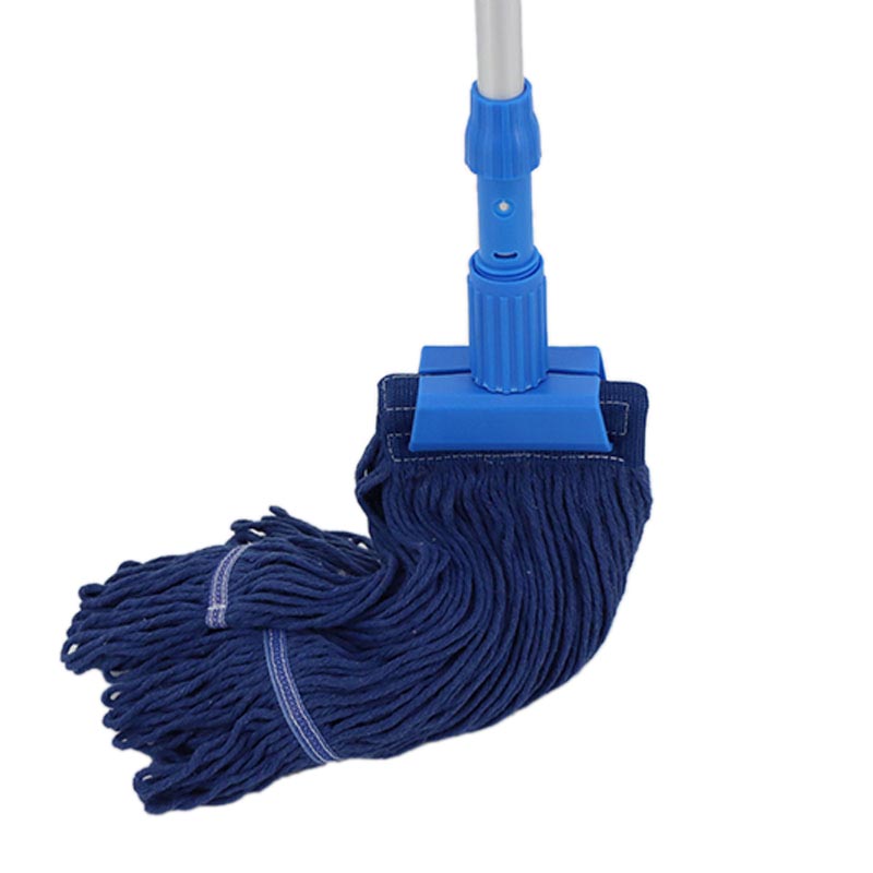 China mop Manufacturers Wholesale Plastic clamp cotton wet mop