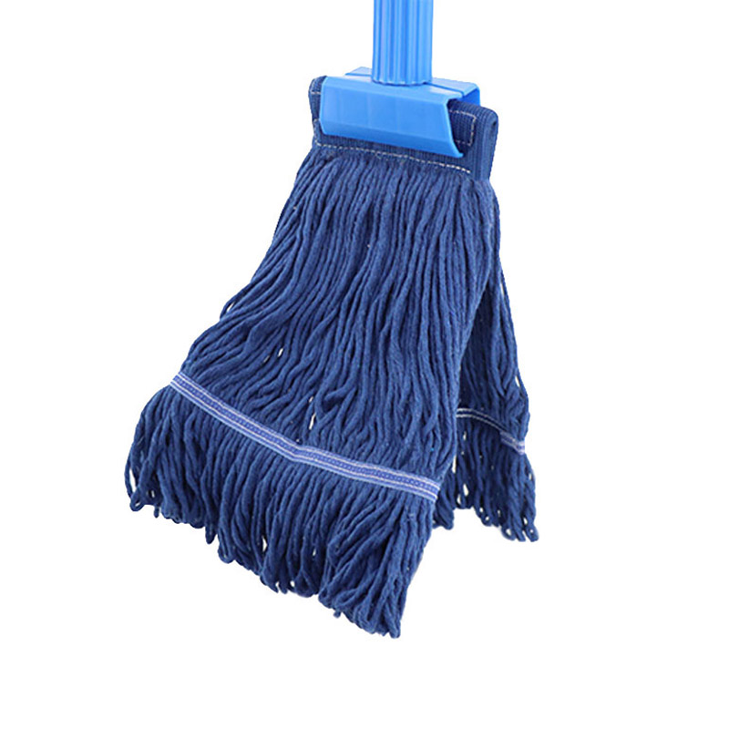 China mop Manufacturers Wholesale Plastic clamp cotton wet mop