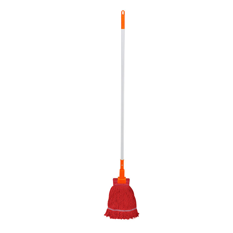 China mop Manufacturers Wholesale Colorful cotton wet mop with plastic clip