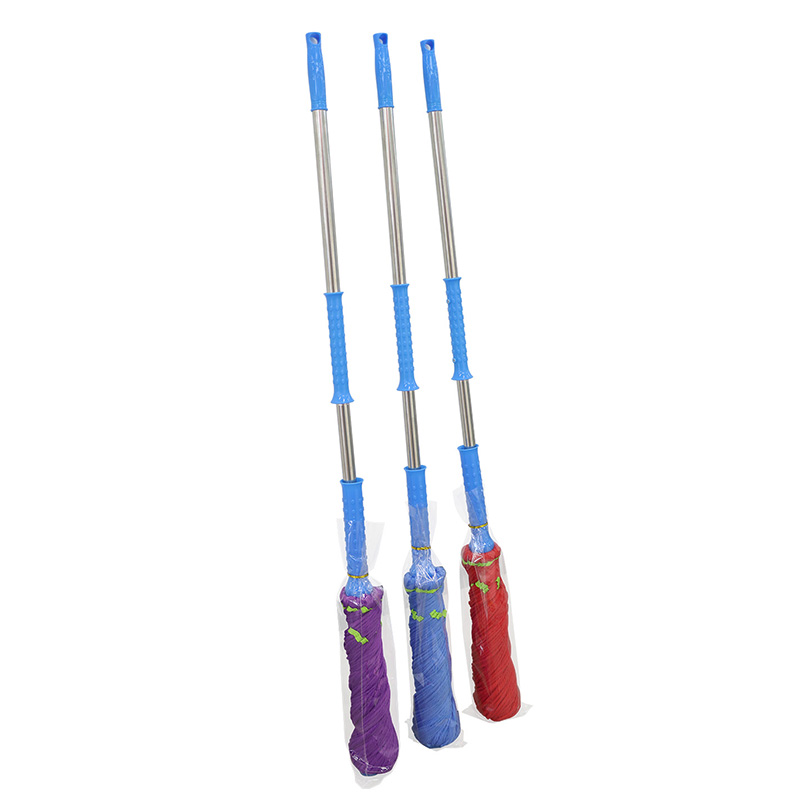 China Wholesale Extendable stainless steel handle cleaning microfiber twist floor mop