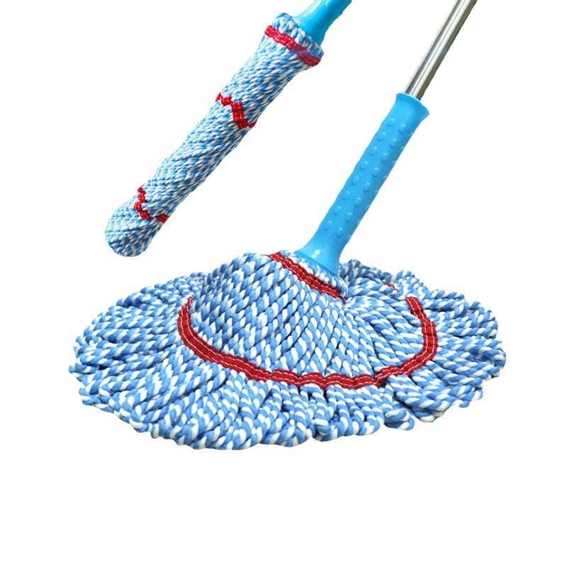 China mop Manufacturers Wholesale blue and white microfiber twist mop