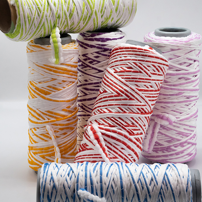 multi colors cleaning mops raw materials100% polyester synthetic yarn microfiber thread microfiber mop yarn