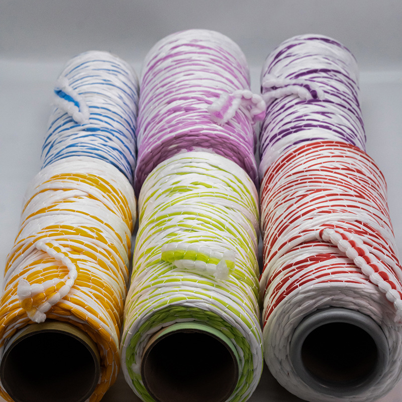 multi colors cleaning mops raw materials100% polyester synthetic yarn microfiber thread microfiber mop yarn
