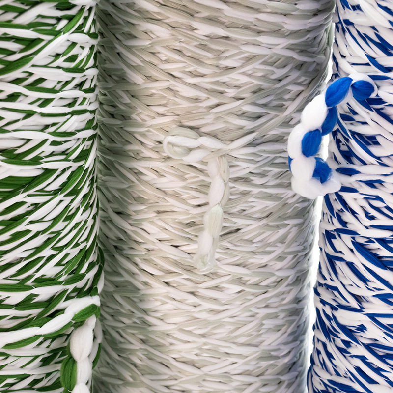Manufacturer 330D/576F Blue & White /Green & White/ Gray & White100% Polyester Microfiber Mop Yarn