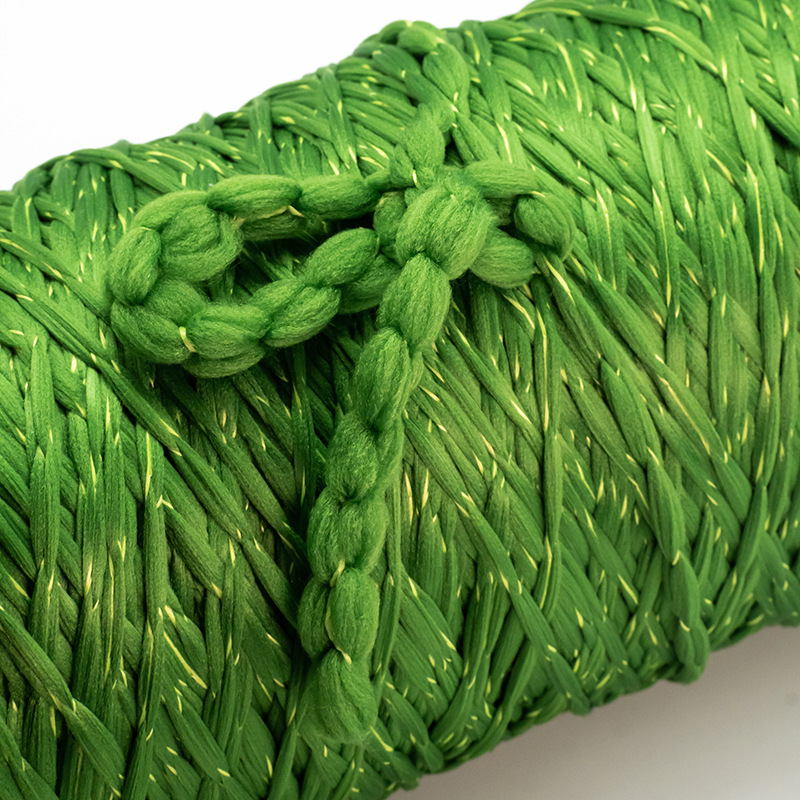 Manufacturer Strong Water Absorption High Quality Multi-colors 100% Dty Spun Polyester Macrame Filament Micro Mop Yarn
