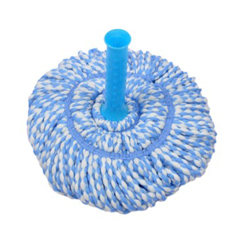 China mop Manufacturers Wholesale Dichromatic microfiber yarn twist mop refill