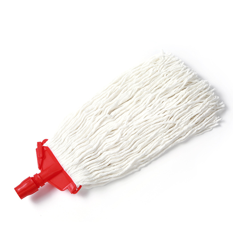 China mop Manufacturers Wholesale Pure white cotton wet mop refill
