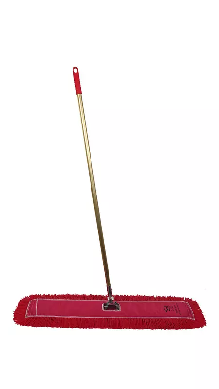 China mop Manufacturers Wholesale Red Dry Dust Mop for Industrial Purpose