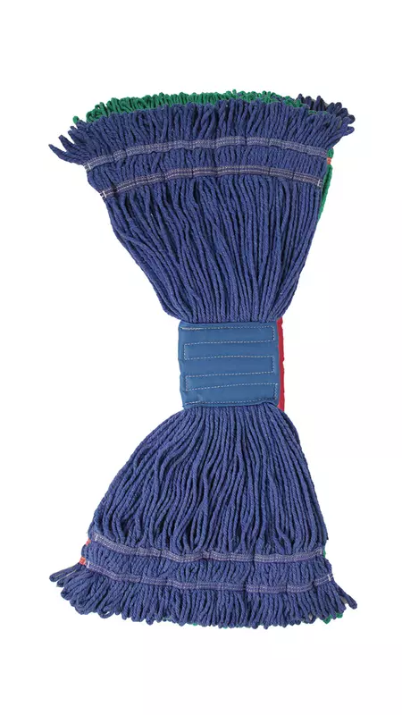 China mop Manufacturers Wholesale Anti-microbial Wet Mop Looped End Industrial Purpose