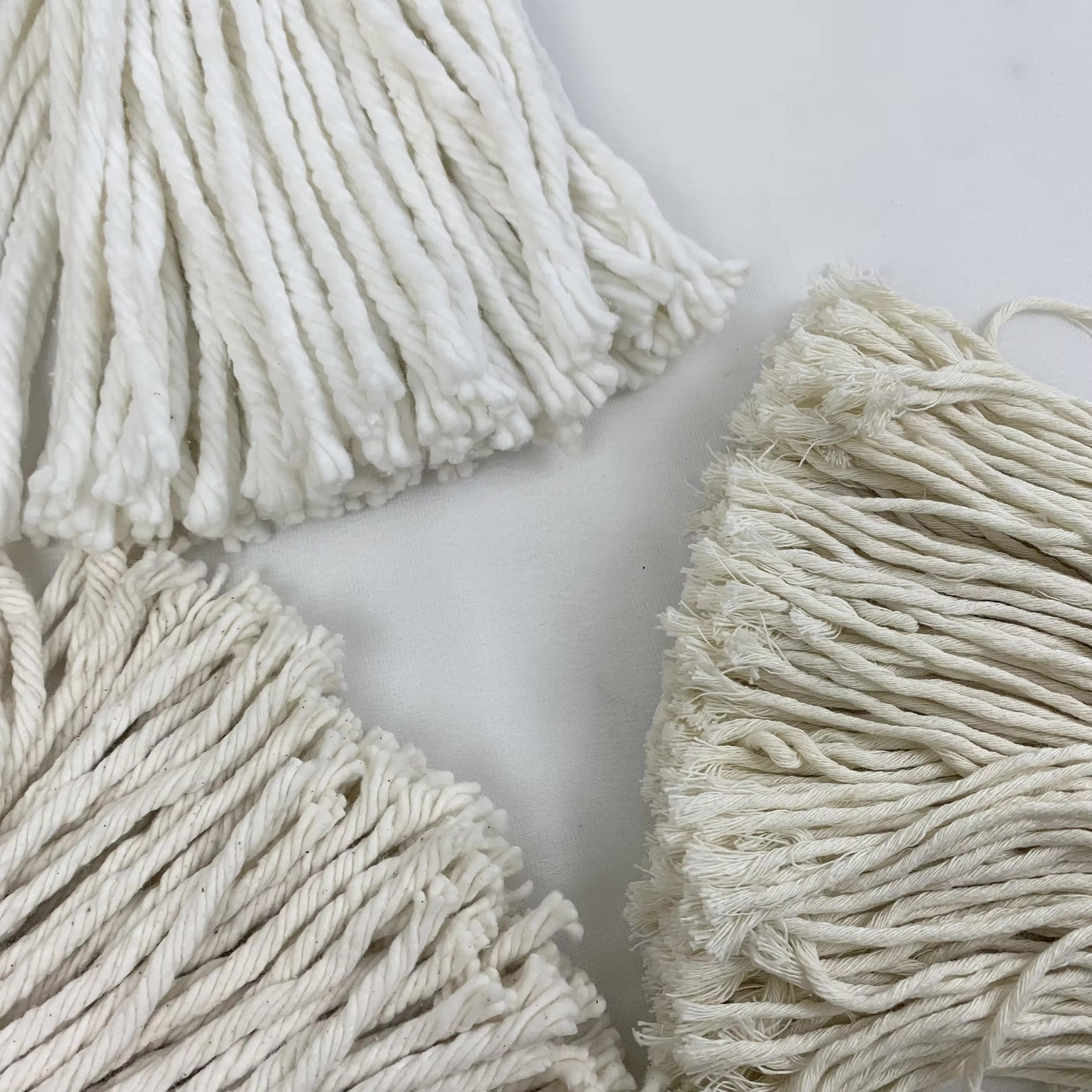 China mop Manufacturers Wholesale Household cotton polyester blende wet mop head easy clean mop