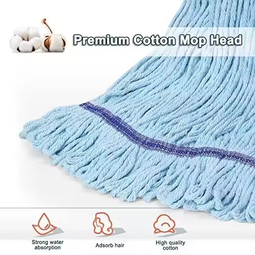 China mop Manufacturers Wholesale wet mop strong absorbent mop and decontamination cotton mop head