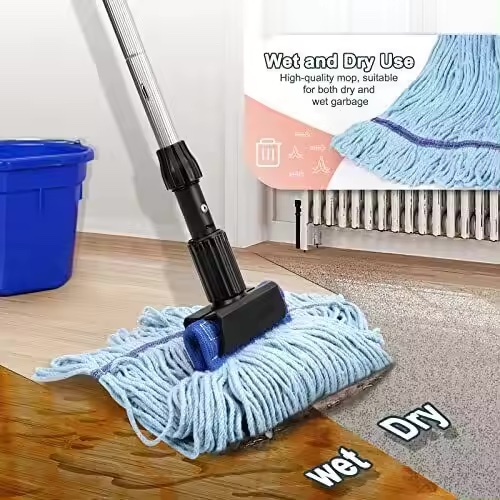 China mop Manufacturers Wholesale wet mop strong absorbent mop and decontamination cotton mop head