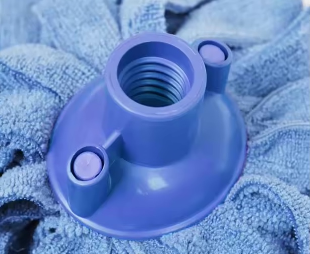 China mop Manufacturers Wholesale Microfiber kitchen round mop head with 1.2m stainless steel stick