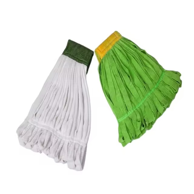 China mop Manufacturers Wholesale Large Microfiber Mop Heavy Duty Industrial Wet Mop Head Refill, Thick Fiber Replacement Heads, Commerical Cleaning Supplies
