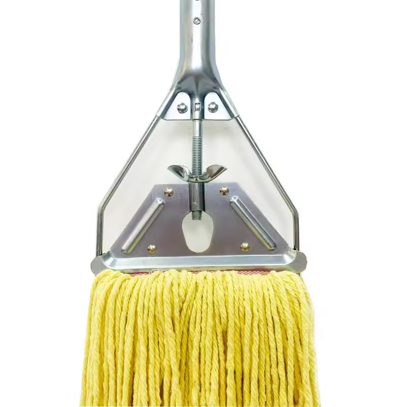 China mop Manufacturers Wholesale Professional high quality industrial cotton mop head refill with spring clip color wholesale