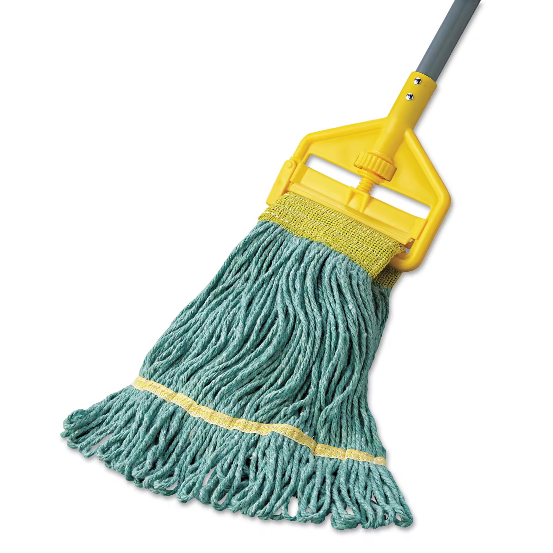 China mop Manufacturers Wholesale Colorful Industrial Loop end Wet small Cotton Mop Heads supplier