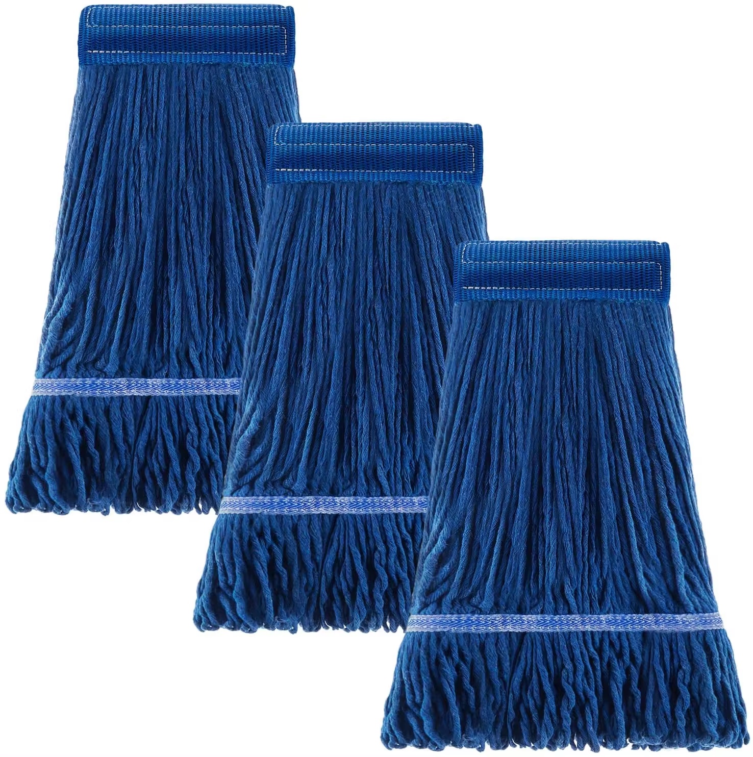 China mop Manufacturers Wholesale cleaning products triangle metal clip floor cleaning mop can replace cotton mop head