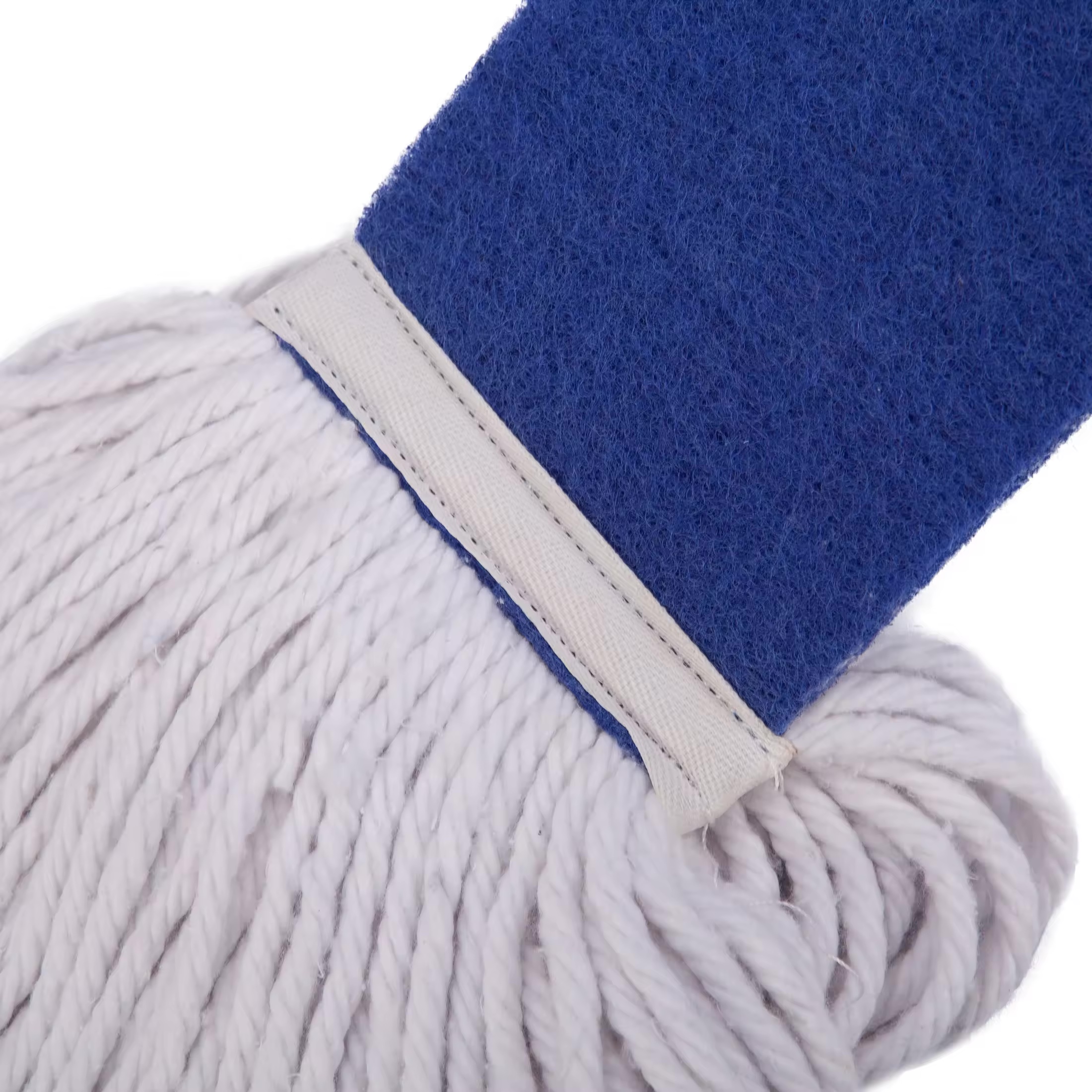 China mop Manufacturers Wholesale Washable Cotton Wet Mop Head with Loopped End For Floor Cleaning