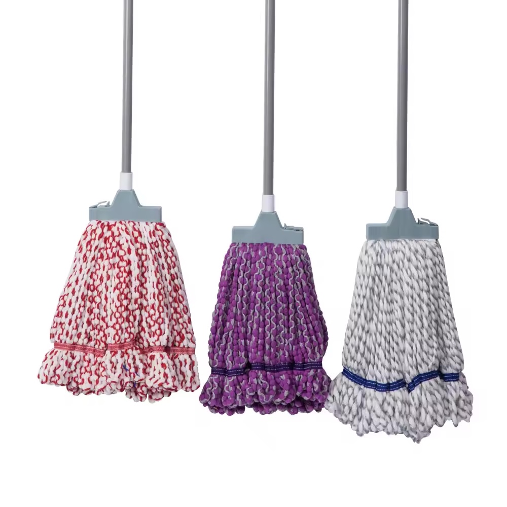 China mop Manufacturers Wholesale Farmhouse Household Mops Cleaning Durable Modern Microfiber Cleaning Mop Replacement refill