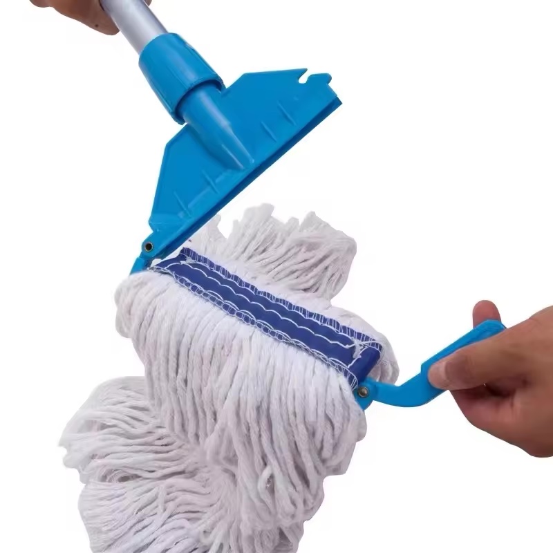 China mop Manufacturers Wholesale Industrial Wet Mop Floor Cleaning Cotton Yarn Kentucky Mop Head Cotton Mop Refill