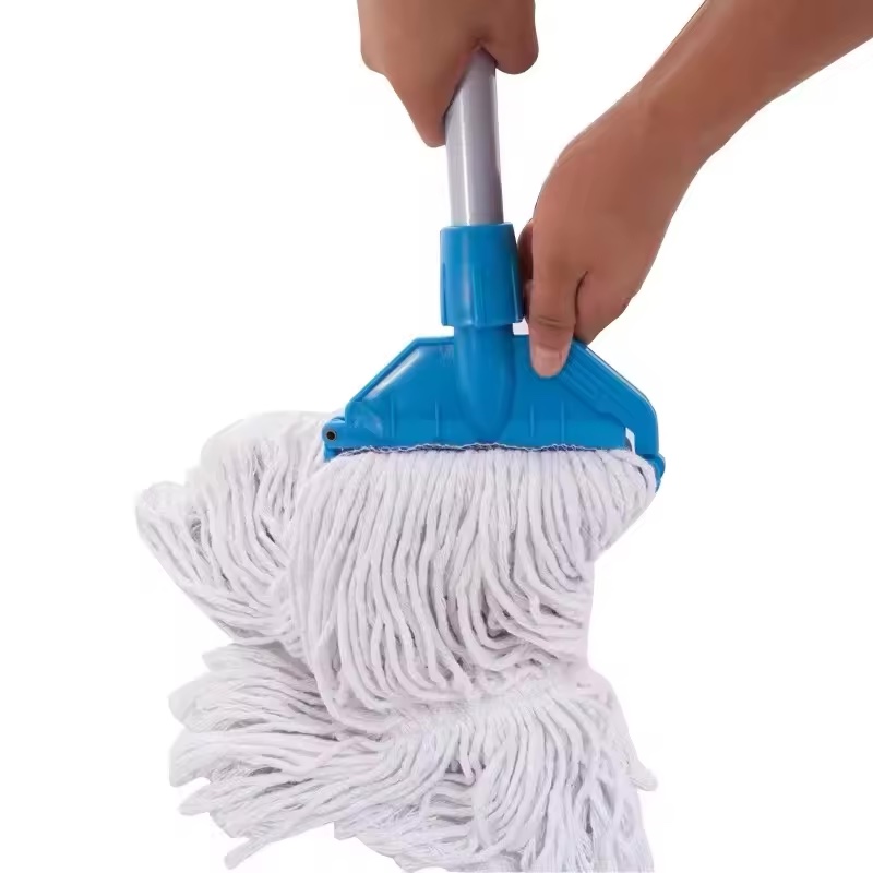 China mop Manufacturers Wholesale Industrial Wet Mop Floor Cleaning Cotton Yarn Kentucky Mop Head Cotton Mop Refill