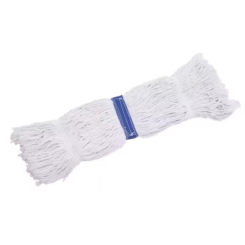 China mop Manufacturers Wholesale Industrial Wet Mop Floor Cleaning Cotton Yarn Kentucky Mop Head Cotton Mop Refill