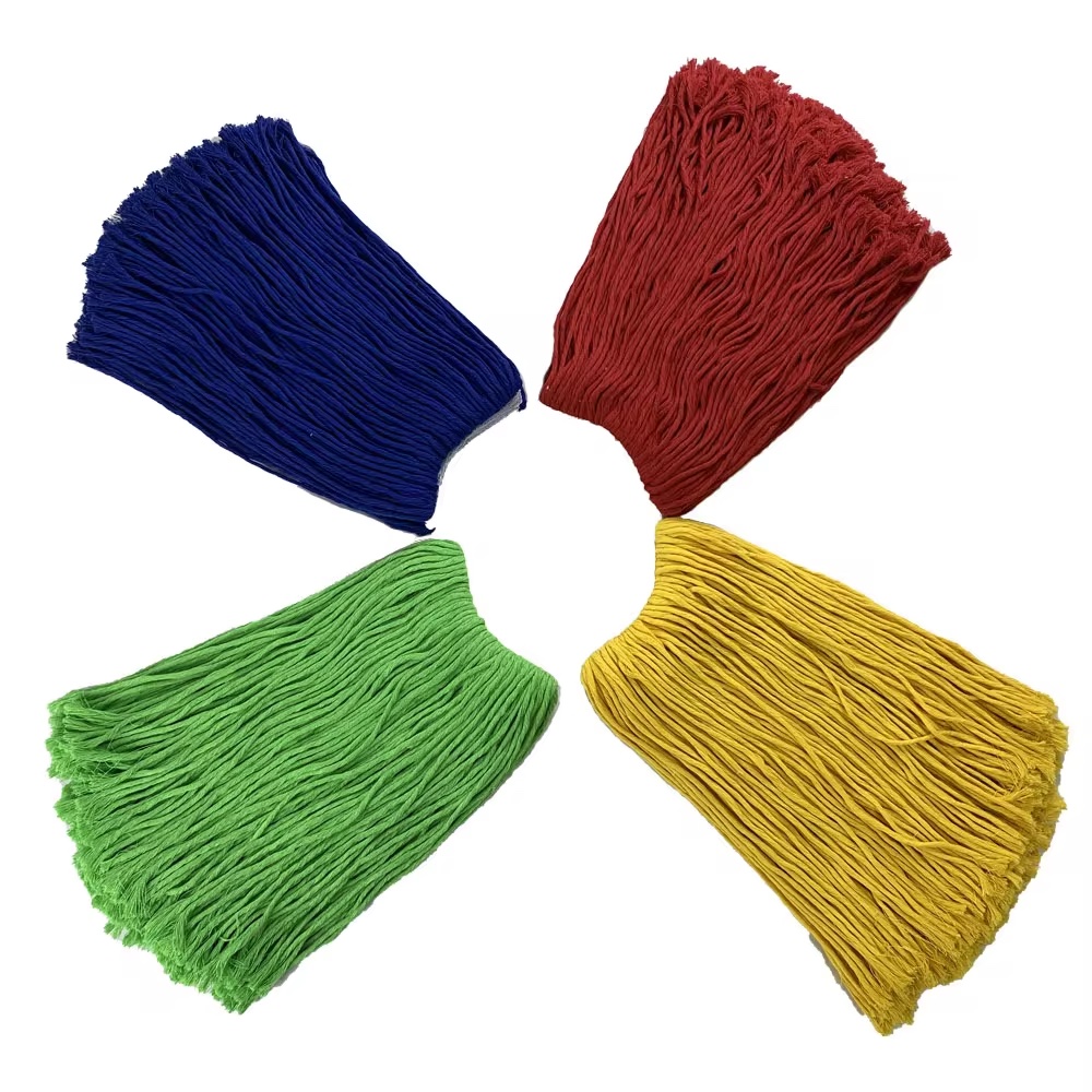 China mop Manufacturers Wholesale Commercial industrial mop for hotel restaurant household cleaning wet mop floor cotton mop with aluminum stick handle